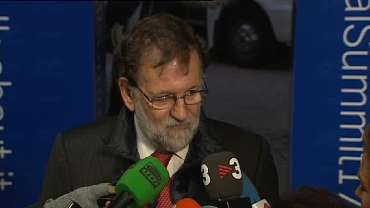 Rajoy sobre las declaraciones de Rovira: "Es absolutamente falso, una enorme mentira y una vergüenza"