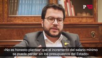 Entrevista Pere Aragonés presupuestos