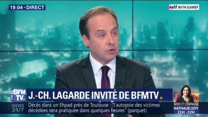 Jean-Christophe Lagarde: "Je trouve surprenant que le président vide l'Élysée de ses conseillers"
