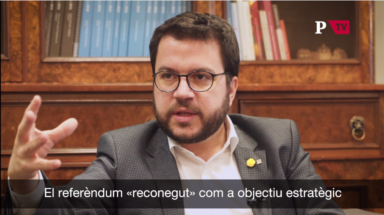 Entrevista Pere Aragonès referèndum