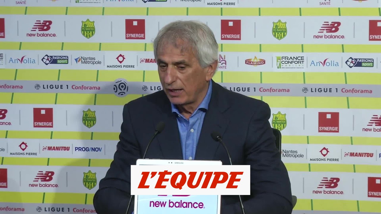 Halilhodzic «Contre le PSG, il faut faire un match parfait» - Foot - Coupe - Nantes