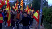 Cientos de personas se manifiestan en Girona a favor de la unidad de España