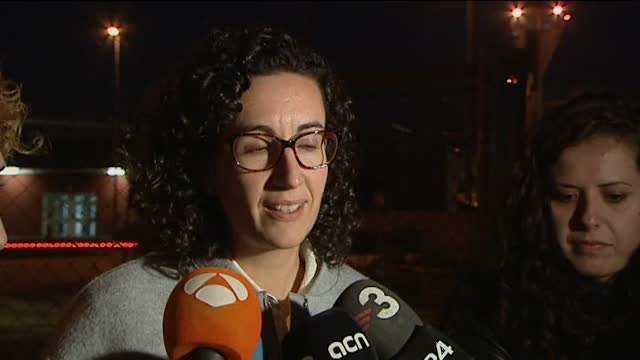 Marta Rovira tras visitar a los exconsellers encarcelados: Oriol Junqueras es mi candidato
