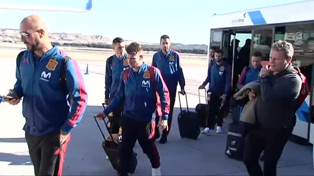 La selección ya vuela hacia Málaga