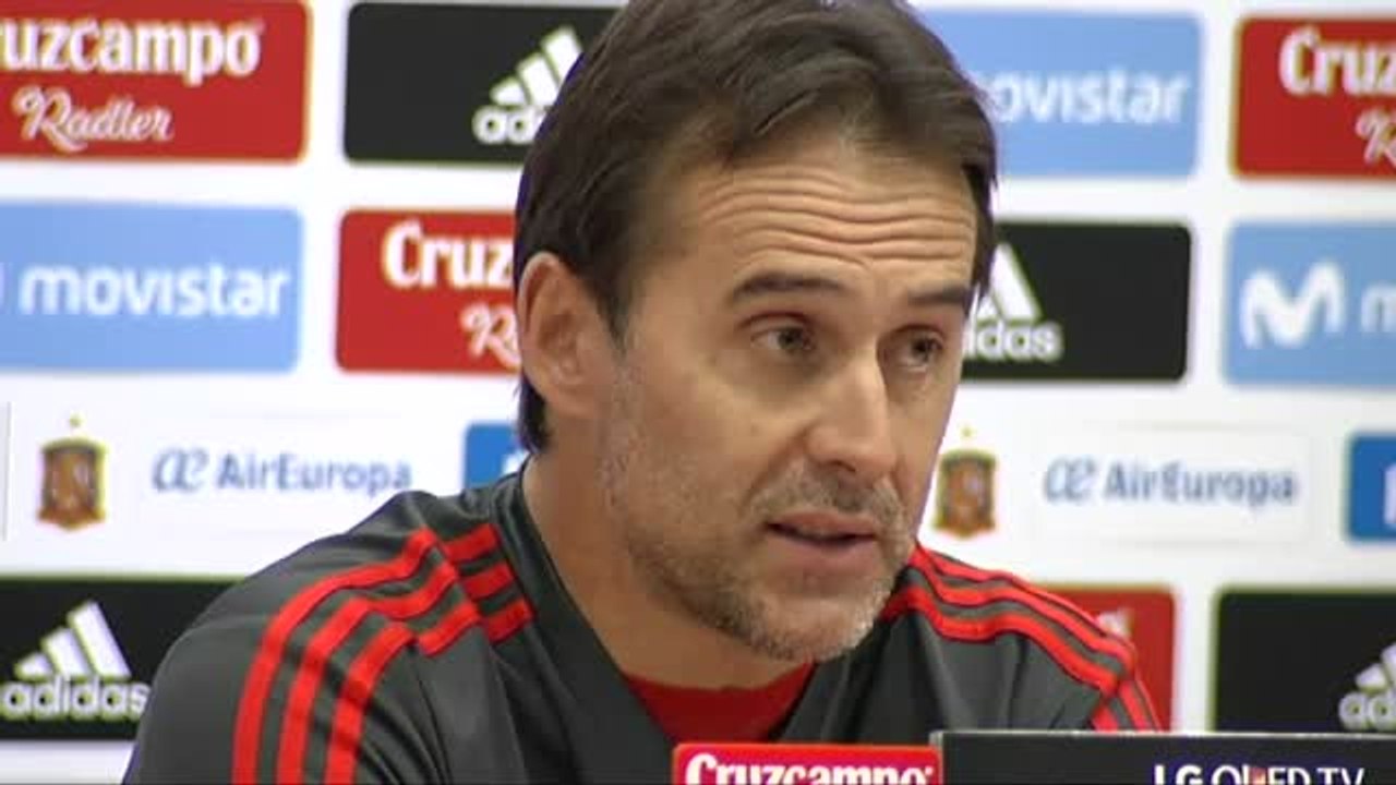 Lopetegui: "Hay que aprovechar estas concentraciones para asentar conceptos y llegar lo mejor posible a Rusia"