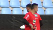 Costa Rica se ejercita en La Rosaleda antes de enfrentarse a España