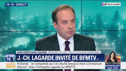 Jean-Christophe Lagarde: "On a besoin d'un  président élu de l'Union européenne"