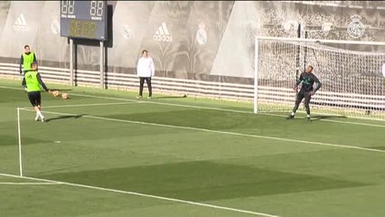 El Madrid completa su segunda sesión de entrenamiento de la semana