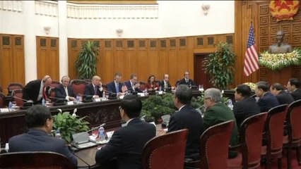 Donald Trump inicia su visita oficial a Vietnam