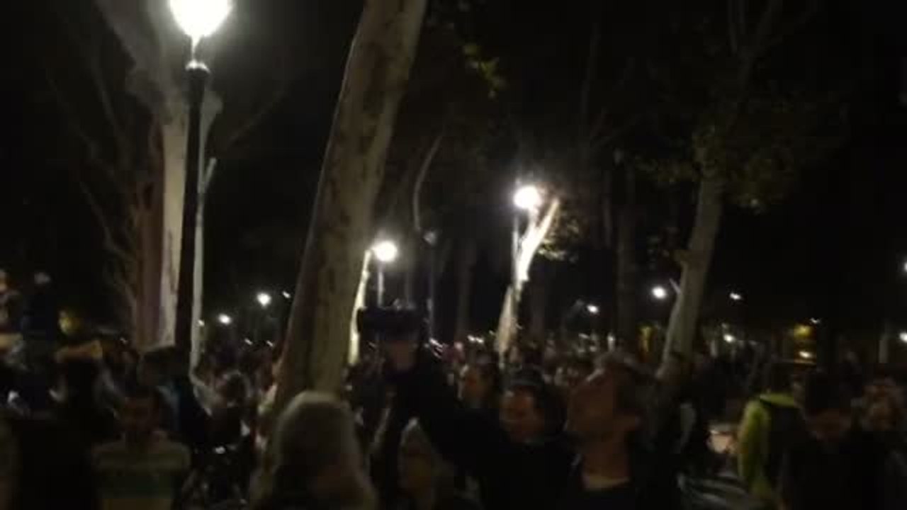 Movilizaciones en toda Cataluña como respuesta...