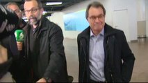 Artur Mas llega a Bruselas para reunirse con Puigdemont