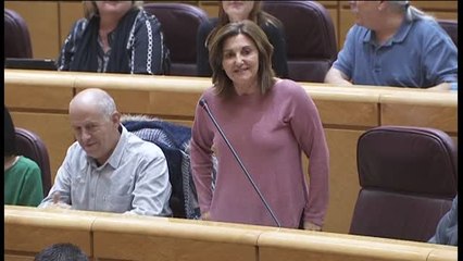 Descargar video: Una senadora de Podemos le pide a Sáenz Santamaría que deje de llamarse constitucionalista