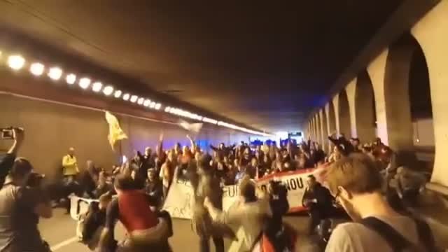 Cortes de tráfico y seguimiento limitado en la huelga de Cataluña