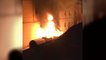 Decenas de vehículos y contenedores incendiados la pasada noche en Sabadell