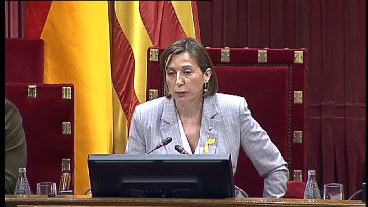 La Fiscalía se querellará este lunes por rebelión contra Puigdemont, su Govern, Forcadell y la Mesa del Parlament