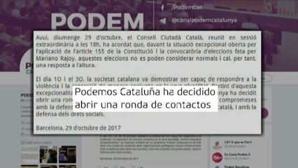 Pablo Iglesias interviene a Podem y convoca un referéndum a las bases catalanas