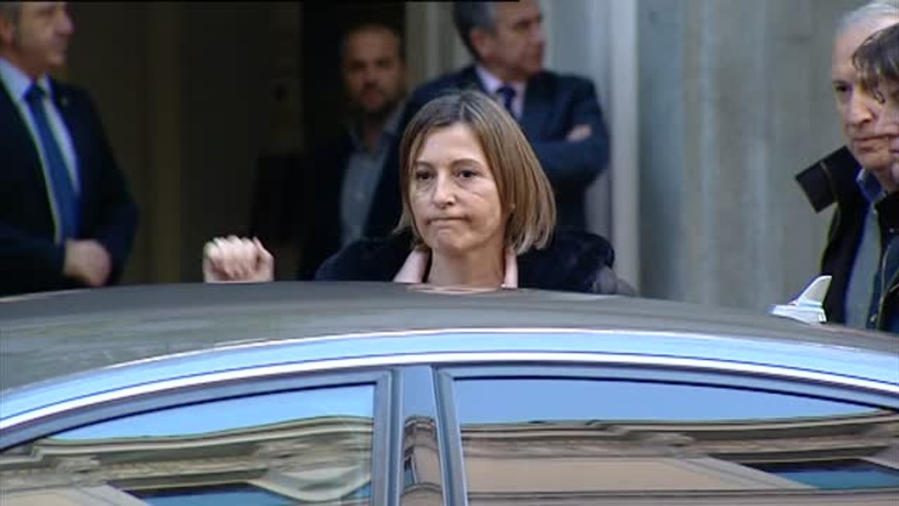 Forcadell, increpada en su llegada al Tribunal Supremo