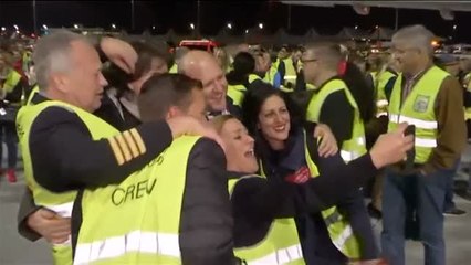 Airberlin realiza su último vuelo tras 38 años