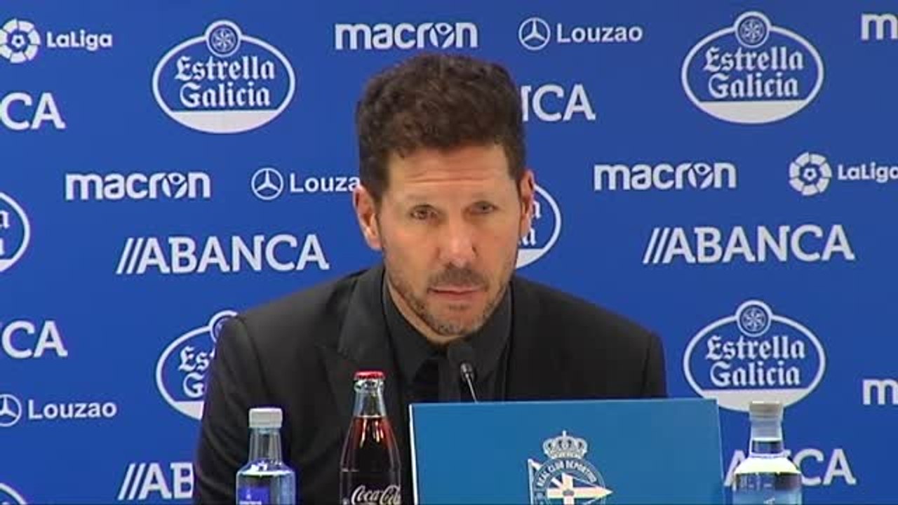 Cholo Simeone: "Estoy muy orgulloso de mis hombres"