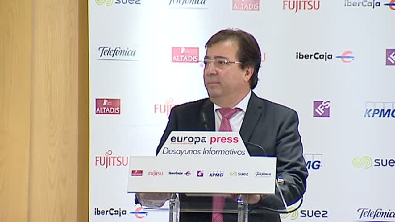 Fernández Vara dice que el "intento de subvertir el orden constitucional" en Cataluña tiene que tener consecuencias penales