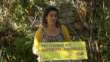 La CUP, sobre Puigdemont: "Es el president legítimo de la República de Cataluña"