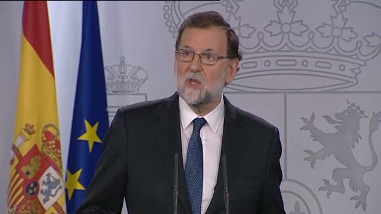 La Moncloa activa la intervención de las instituciones catalanas por su "desobediencia rebelde, sistemática y consciente".