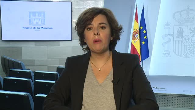 Sáenz de Santamaría sobre el acuerdo del 155: El Senado tiene capacidad para valorar las circunstancias que se vayan produciendo