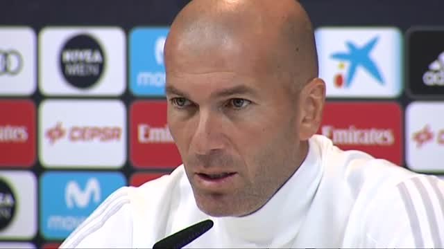 Zidane: Nosotros estamos haciendo todo con normalidad y vamos a viajar esta tarde