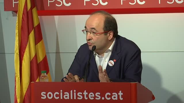 Iceta: No hay discrepancias con el PSOE. Tenemos el objetivo de evitar que se declare unilateralmente la independencia