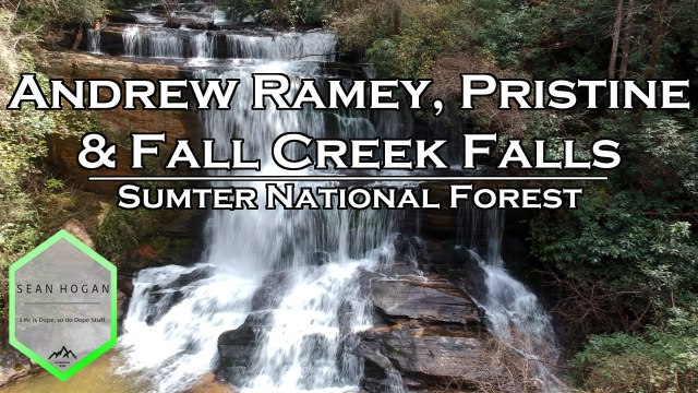 Fall Creek, Pristine & Andrew Ramey Falls, Sumter National Forest, South Carolina