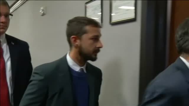 El actor Shia LaBeouf, condenado condenado por resistencia a la autoridad y desorden público