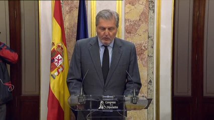 Méndez de Vigo: "El Gobierno lamenta la actitud de enfrentamiento de la Generalidad"