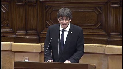 Puigdemont manda un mensaje al pueblo español: "No tenemos nada en contra de España y de los españoles"