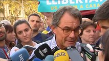 Artur Mas asegura que lo que Cataluña defiende va 