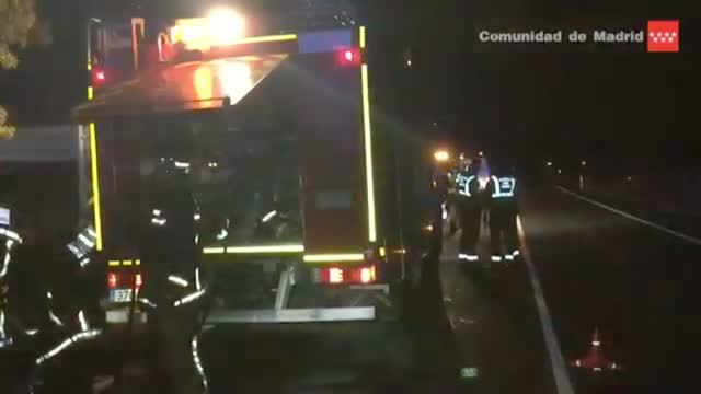 Dos personas mueren calcinadas en su coche tras un accidente