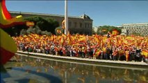 Miles de personas en Colón por la unidad de España.
