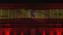 Luces y color en el Palacio Real como broche de oro a la Fiesta Nacional