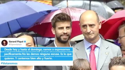 Piqué se pronuncia a favor del referéndum: "Votaremos"