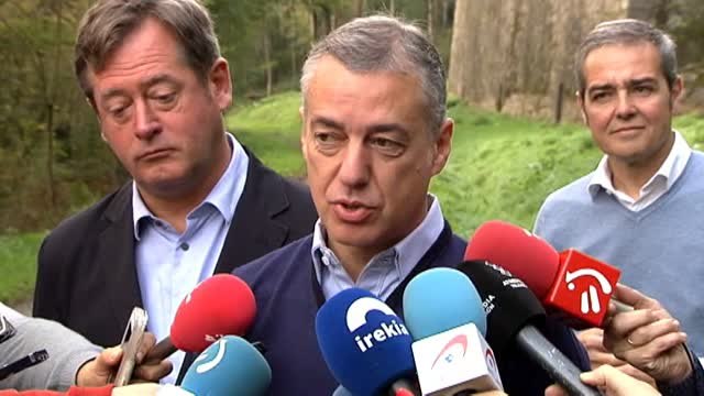 Urkullu pide una respuesta a las aspiraciones de Cataluña que conjugue democracia y legalidad