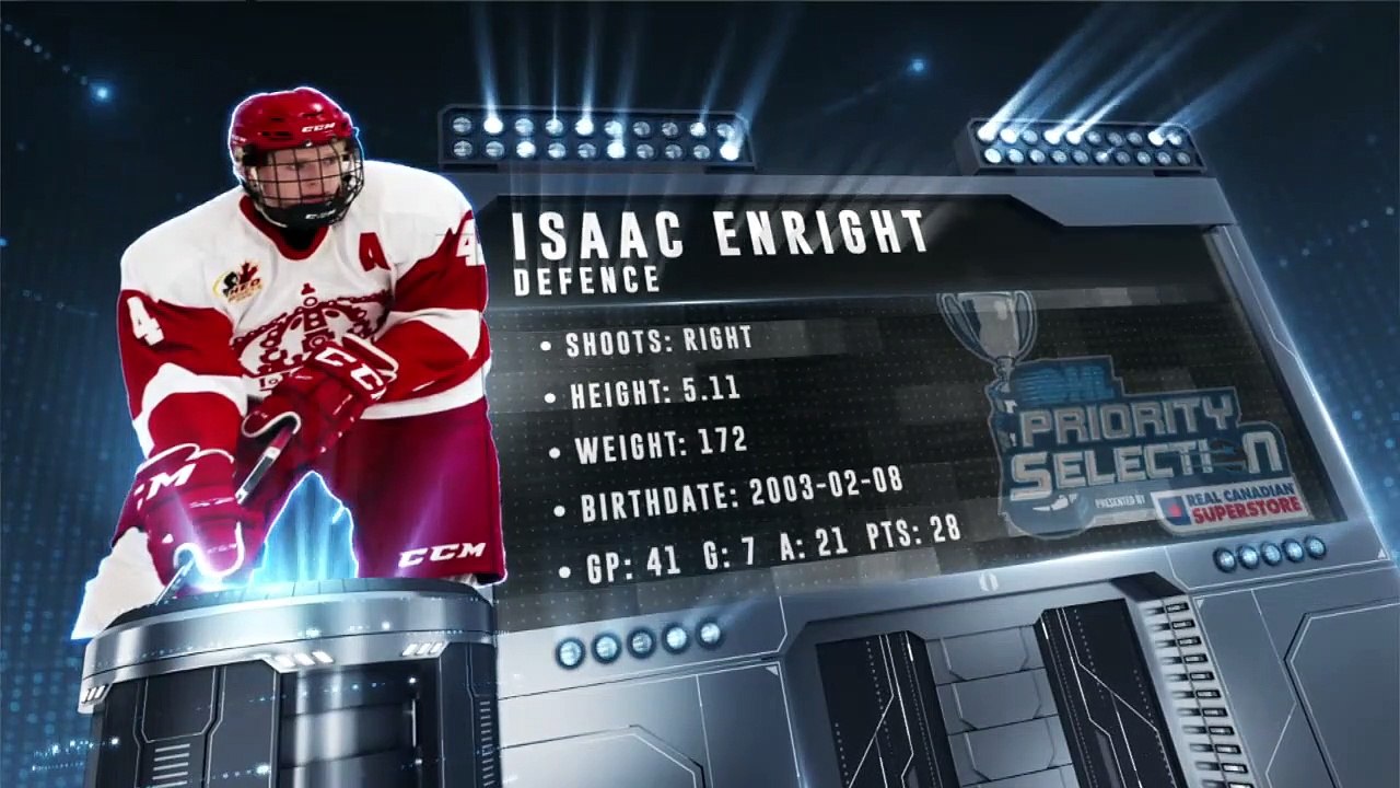 Isaac Enright OHL Draft Profile