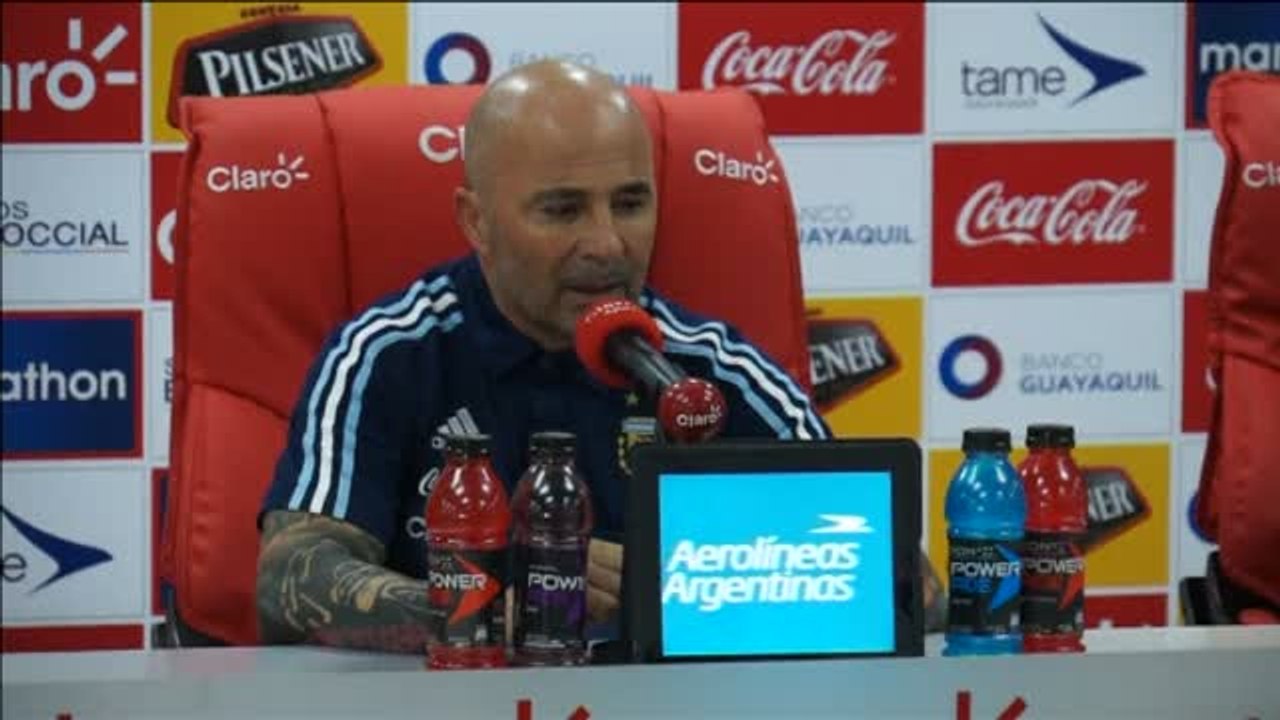 Sampaoli: "Messi no le debe un Mundial a Argentina, el fútbol le debe un mundial a Messi"