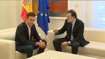 Rajoy recibe a Sánchez tras el 1-O