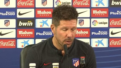 Simeone: "Ha mejorado el nivel de competencia dentro del equipo"