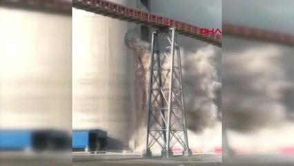 Aydın'da Çimento Fabrikasının Bacasında Patlama