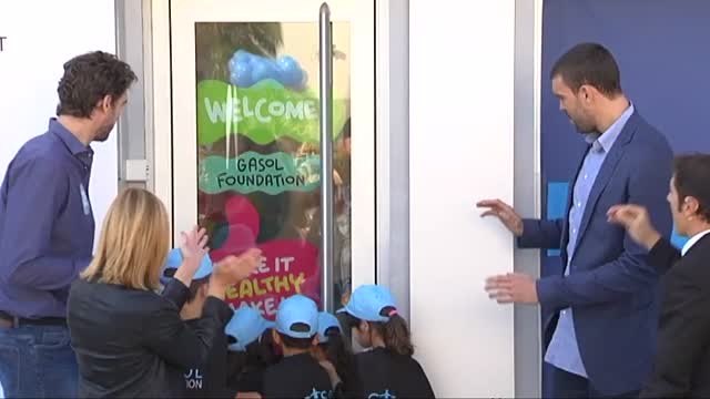Los hermanos Gasol, contra la obesidad infantil