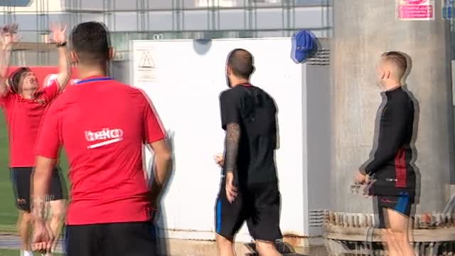 Último entrenamiento de la semana para el Barça