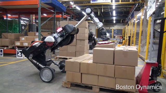 Nouvelle version du robot Handle de Boston dynamics