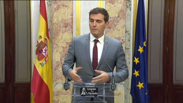 Albert Rivera llama golpistas a los independentistas catalanes