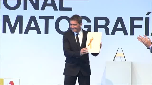 Antonio Banderas recibe el Premio Nacional de Cinematografía 2017