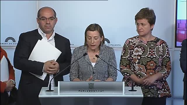 Forcadell: Ningún tribunal puede decidir el futuro de este país